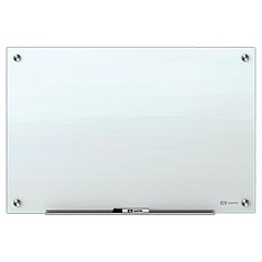 Quartet Brilliance Glass Dry-Erase Boards, 36 x 24, White Surface (G23624W)