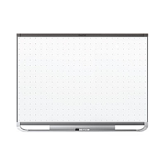 Quartet Prestige 2 Magnetic Total Erase Whiteboard, 72 x 48, Black Frame (TEM547B)