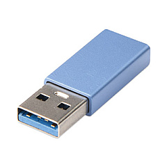 JENSEN USB-C Female to USB-A Male Adapter, Blue (JU832ACMV)