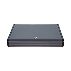 CONTROLTEK Key Lockable Key Cabinet, 60-Key, Metal, Charcoal Gray, 12 x 2.63 x 14.75 (500138)