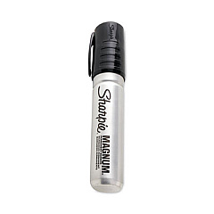 Sharpie Magnum Permanent Marker, Broad Chisel Tip, Black, Dozen (44001BX)
