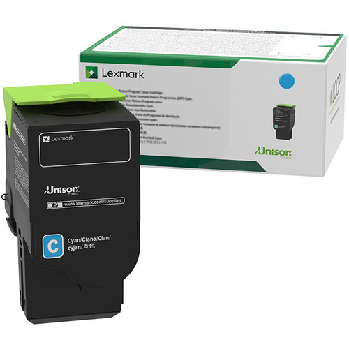Lexmark 80C0SCG Cyan Toner Cartridge for US Government