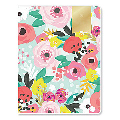 Blue Sky Day Designer "Secret Garden Mint" Bookbound Monthly Notes Planner, 11 x 8.5, 12-Month (Jan-Dec): 2023 (14010423)