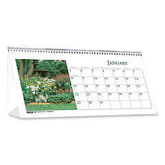 House of Doolittle Earthscapes Recycled Desktop Calendar, Gardens of the World Photography, 8.5 x 4.5, White Sheets, 12-Month (Jan-Dec): 2023 (30923)