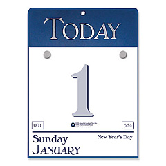 House of Doolittle Recycled Today Wall Calendar Refill, 6.5 x 9.13, White/Blue/Gray Sheets, 12-Month (Jan to Dec): 2023 (31023)