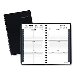 AT-A-GLANCE Classic Academic Weekly Appointment Book, 8 x 5, Black Cover, 14-Month (July to August): 2022 to 2023 (701010523)