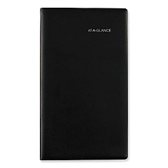 AT-A-GLANCE DayMinder Academic Weekly Pocket Planner, 6 x 3.5, Black Cover, 12-Month (July to June): 2022 to 2023 (AY480023)