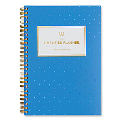 AT-A-GLANCE Simplified Planner by Emily Ley: Academic Weekly/Monthly, 8.5 x 5.5, Azure Pin Dot Cover, 12-Month (July to June): 2022-2023 (EL83200A23)