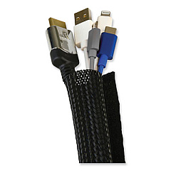 RCA Cord Concealer, 3.15" x 78", Black (RCCMMC78)