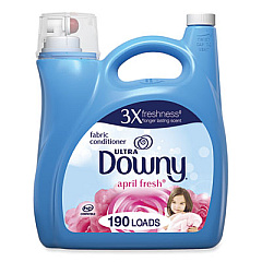 Downy Liquid Fabric Softener, April Fresh, 164 oz Bottle, 4/Carton (73973)