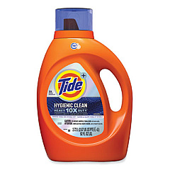 Tide Hygienic Clean Heavy 10x Duty Liquid Laundry Detergent, Original, 92 oz Bottle, 4/Carton (25787)