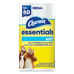 Charmin Essentials Soft Bathroom Tissue, Septic Safe, 2-Ply, White, 352 Sheets/Roll, 30 Rolls/Carton (67355)