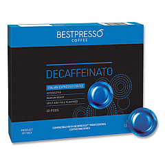 Bestpresso Nespresso Professional Decaffeinato Coffee Pods, 0.21 oz, 50/Box (BST18969)