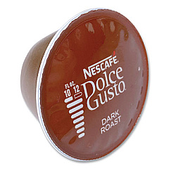 NESCAF Dolce Gusto Coffee Capsules Dark Roast, 16/Box (33916)