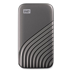 WD MY PASSPORT External Solid State Drive, 500 GB, USB 3.2, Gray (AGF5000AGY)