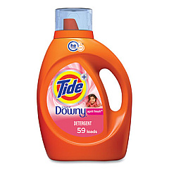 Tide Touch of Downy Liquid Laundry Detergent, Original Touch of Downy Scent, 92 oz Bottle (00211)