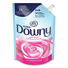 Downy Liquid Fabric Softener, April Fresh, 48 oz Pouch, 3/Carton (99172)