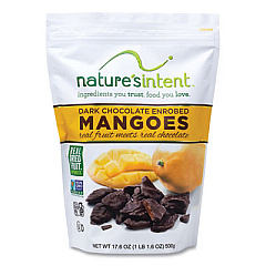 nature's intent Dark Chocolate Covered Mangoes, 17.6 oz Bag, Delivered in 1-4 Business Days (22002040)