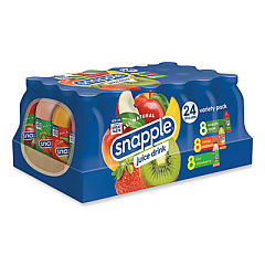 Snapple All Natural Juice Drink Variety Pack, Assorted, 20 oz Bottle, 24/Pack, Delivered in 1-4 Business Days (22002044)