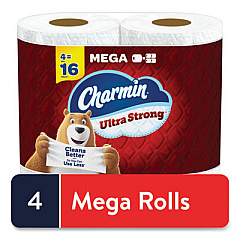 Charmin Ultra Strong Bathroom Tissue, Septic Safe, 2-Ply, White, 264 Sheet/Roll, 4/Pack (04177PK)