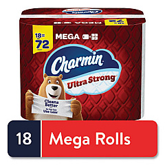 Charmin Ultra Strong Bathroom Tissue, Septic Safe, 2-Ply, White, 264 Sheet/Roll, 18/Pack (01570)