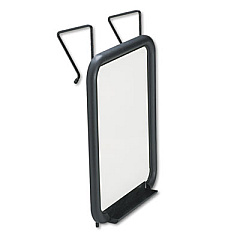 Safco Panelmate Dry Erase Marker Board, 13.5 x 1.5 x 16.63, 11 x 14 Surface, Over-the-Panel Mount, Charcoal Gray (4158CH)