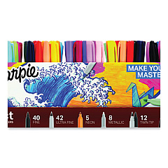 Sharpie Permanent Markers Ultimate Collection Value Pack, Assorted Tip Sizes/Types, Assorted Colors, 115/Set (1983255)