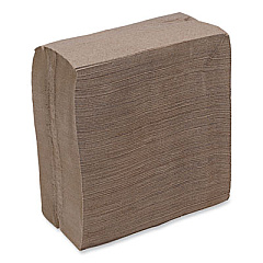 Boardwalk Tall Fold Dispenser Napkins, 1-Ply, 13 x 6, Kraft, 500/Pack, 20 Packs/Carton (BWK8303K)