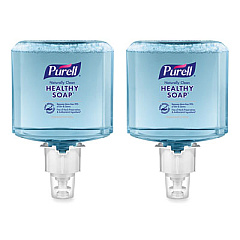 PURELL Professional CRT HEALTHY SOAP Naturally Clean Fragrance-Free Foam, ES6 Refill, 1,200 mL, 2/Carton (647002CT)