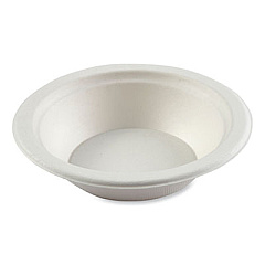 AmerCareRoyal Bagasse PFAS-Free Dinnerware, Bowl, 12 oz, White, 1,000/Carton (BL12NPFA)