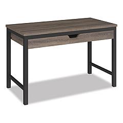 Workspace by Alera Modern Writing Desk, 47.24" x 23.62" x 29.92", Gray (ALEWSWD4824GB)
