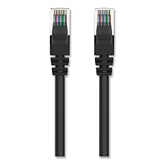 Belkin CAT5e Snagless Patch Cable, RJ45 Connectors, 10 ft, Black (A3L79110BLKS)