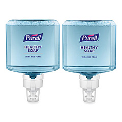 PURELL Healthcare HEALTHY SOAP Ultra Mild Foam Refill For ES8 Dispensers, Clean, 1,200 mL, 2/Carton (777502)