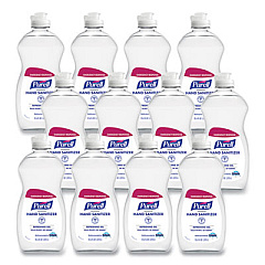 PURELL Advanced Gel Hand Sanitizer, Clean Scent, 12.6 oz Squeeze Bottle, Clean Scent, 12/Carton (974712S)
