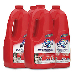 RESOLVE Pet Specialist Stain and Odor Remover, Citrus, 60 oz Refill Pour Bottle, 4/Carton (00353CT)