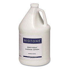 Biotone Deep Tissue Massage Lotion, 0.5 gal Bottle, Unscented (DTUHG)