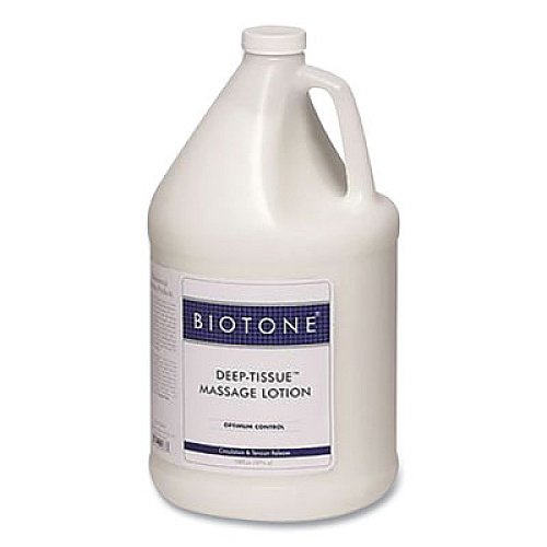 Biotone Deep Tissue Massage Lotion, 0.5 gal Bottle, Unscented (DTUHG)