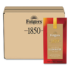 1850 Coffee, Lantern Glow, Light Roast, Ground, 12 oz Bag, 6/Carton (60513)