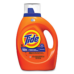 Tide HE Laundry Detergent, Original Scent, Liquid, 64 Loads, 92 oz Bottle (40217EA)