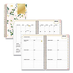 Blue Sky Day Designer Coming Up Roses Create-Your-Own Cover Weekly/Monthly Planner, 8 x 5, 12-Month (Jan to Dec): 2023 (140094)