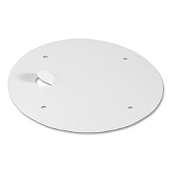Dart Vented Paper Finger-Pull Lids, Fits 165 oz Buckets, White, 100/Carton (10V19S)
