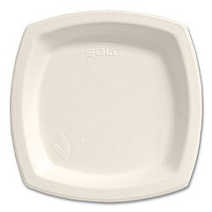 Dart Bare Eco-Forward Sugarcane Dinnerware, Plate, 8.25" dia, Ivory, 125/Pack (8PSC2050PK)