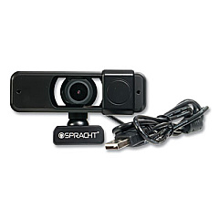 Spracht Aura 1080P HD Web Cam, 1920 x 1080 pixels, 2.1 Mpixels, Black (CCUSB1080P)