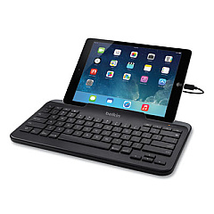 Belkin Wired Tablet Keyboard with Stand for for iPad with Lightning Connector, Black (B2B130)