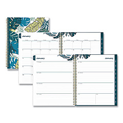 Blue Sky Grenada Create-Your-Own Cover Weekly/Monthly Planner, Floral Artwork, 11 x 8.5, Green/Blue/Teal, 12-Month (Jan-Dec): 2023 (137274)