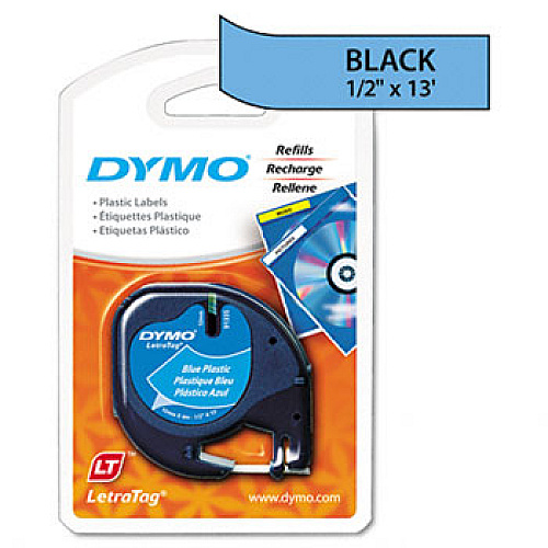 Dymo 91335 LetraTag Plastic Labels