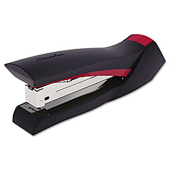 Swingline SmoothGrip Stapler, 20-Sheet Capacity, Black/Red (79411)