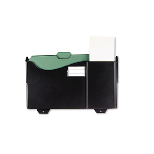 Universal Grande Central Filing System Add-On Pocket, Legal/Letter Size, 15.75" x 3.13" x 9.75", Black (UNV08136)