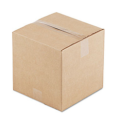 General Supply Cubed Fixed-Depth Shipping Boxes, Regular Slotted Container (RSC), 10" x 10" x 10", Brown Kraft, 25/Bundle (UFS101010)