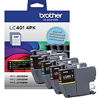 Brother LC4014PKS 4-Pack Standard Yield Color Ink Cartridges